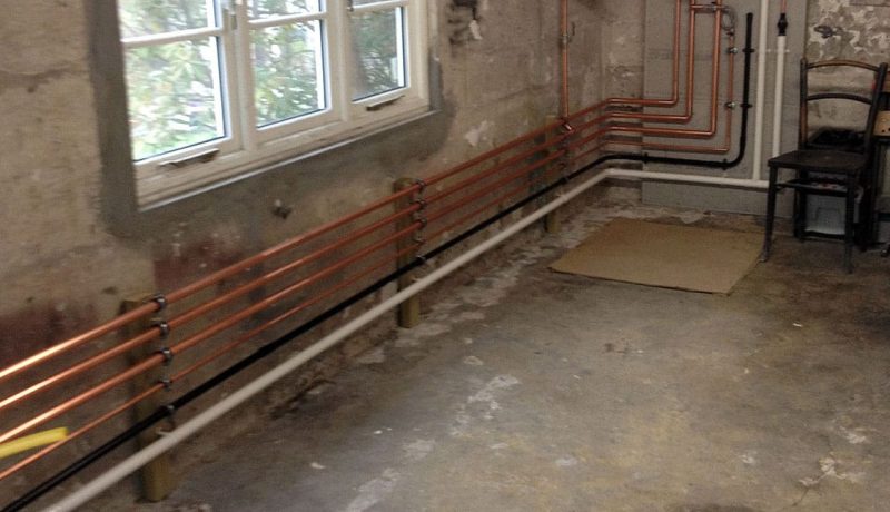 Plumbing installation by P. G. Lakin in Truro, Cornwall